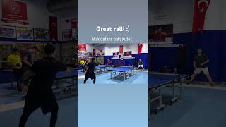 Keyifli ralli  pingpong masatenisi tabletenis [upl. by Shuping514]