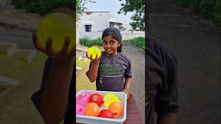 water balloon catching challange💧🎈TomampJerry 😁DiyaIshwarya shorts viralvideo [upl. by Sean747]