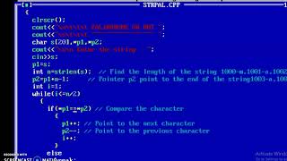 String is Palindrome or Not  Palindrome  Palindrome checking using pointers  C program [upl. by Fax342]