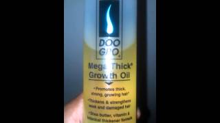 Doo Gro quotMega Thick Growth Oilquot IT REALLY WORKS [upl. by Clayborn715]