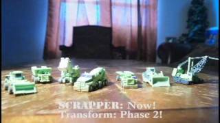 Transformers ROTF Legends Devastator Transforms Official stop motion [upl. by Golub509]