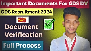 Document Verification for GDS Recruitment 2024 Full Process  GDS Joining Process  GDS Result Date [upl. by Hgierb781]