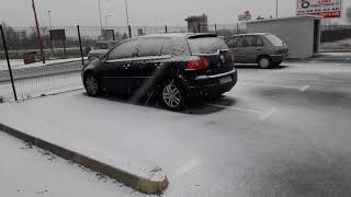 Neige à LézignanCorbières le mercredi 28 février 2018 [upl. by Ferrel]