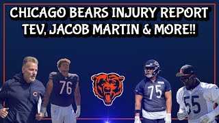 Chicago Bears Injury Report Teven Jenkins and MORE [upl. by Chelton]