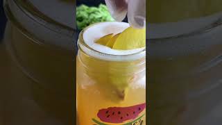 Healthy Peach Sparkler  Easy Summer Drink Recipes shorts youtubeshorts [upl. by Nuahsar]