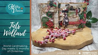 FBLive  ONLINE Demodag  World Cardmaking Day project door Tiets  7 okt [upl. by Sldney]