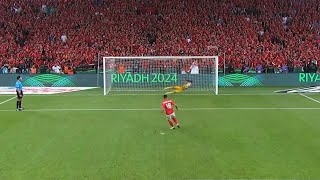 All Penalties Shootout Al Ahly vs Zamalek 45 All Goals ResultsHighlights CAF Super Cup Final [upl. by Seidel]