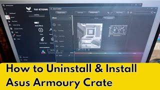 Asus Armoury Crate Installation Problem Solved  Armoury Crate Full Uninstall amp Installation [upl. by Ries]