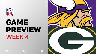 Minnesota Vikings vs Green Bay Packers  2024 Week 4 Game Preview [upl. by Akihsar209]