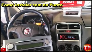 Trocando o som original do Fiat Punto [upl. by Sisco]