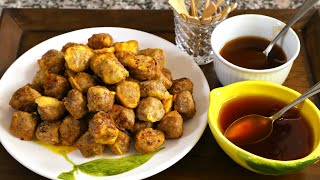 Korean meatballs with sauce Wanja 완자 [upl. by Eilrak]