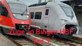 Züge in Bingen HBF Teil3 Danke für 100 abos [upl. by Hachmin]