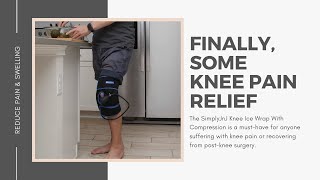 Cold Therapy Knee Ice Wrap With Compression by SimplyJnJ  Product Demonstration [upl. by Honorine601]