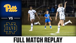 Pitt vs Notre Dame Full Match Replay  2024 ACC Womens Soccer [upl. by Nyved654]