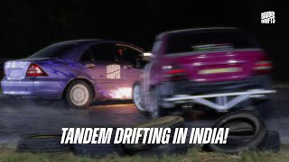 Intense Tandem Drifting in Gurgaon India  Complete Video [upl. by Norman]