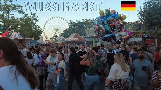 🇩🇪 Wurstmarkt Bad Dürkheim  walking tour 2023  4K [upl. by Varian]