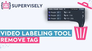 How to Remove Tags from Videos in Supervisely Video Labeling Tool [upl. by Keon185]