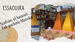 Essaouira  sklep z przyprawami  szafran kurkuma el hanout  tak pachnie Maroko [upl. by Nottnerb]