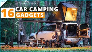 BEST 16 AMAZING Car Camping Gadgets and Accessories In 2024 [upl. by Sherlocke893]