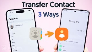 3 Ways How to Transfer Contact from iPhone to Android [upl. by Martreb]