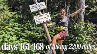 i made it to Maine  the final state  days 161168 of thru hiking the Appalachian Trail [upl. by Ireg183]