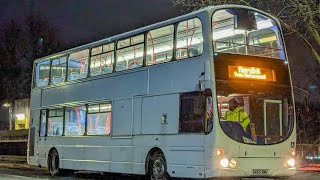 Metrolink Replacement Mario Coaches Wrightbus Eclipse Gemini Volvo B7TL D7C 73LVoith SN55 BMU [upl. by Elleneg796]