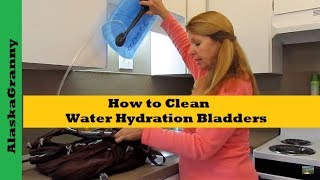 How to Clean Water Hydration Bladders Cleaning Solutions Tips Tricks Hacks [upl. by Bellda531]