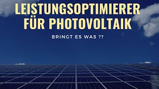 Leistungsoptimierer für PhotovoltaikbalkonkraftwerkJanSonne [upl. by Epp]