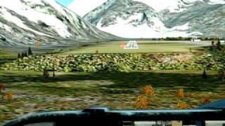 P3 Orion landing at Pioneer Airport Valdez Alaska AK PAVD PVD in FSX [upl. by Chappy]