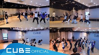 펜타곤PENTAGON  Road to Kingdom👑 4th Stage 바스키아Basquiat Choreography Practice Video [upl. by Drofub]