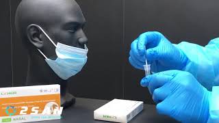 Instructions  2SAN Rapid Covid Nasal Antigen Test [upl. by Anitsugua]