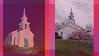 Atkinson Congregational Church Sunday Worship November 3 2024 [upl. by Zanas]