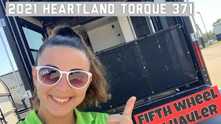 2021 Heartland Torque 371 Fifth Wheel Toy Hauler for sale [upl. by Sergent]