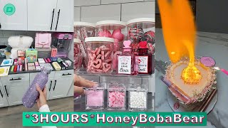 3 HOURS HoneyBobaBear New TikTok Videos 2024  Best Honey Boba BearThat Girl Tiktoks [upl. by Nirrej]