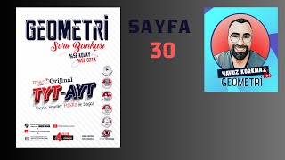 SAYFA30  MİKRO ORİJİNAL GEOMETRİ ÇÖZÜMLERİ [upl. by Dieball]