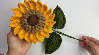 Girasol Tejido a Crochet  Tutorial 2da Versión💜Mayelin Ros [upl. by Charity656]