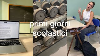 primi giorni scolastici  riprendo la routine scuolaamppalestra [upl. by Vaish72]