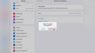 How to Unpair Bluetooth Device from iPad [upl. by Becki]