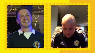 ScotlandHQ  Lyndon Dykes joins live from the Scotland camp  Scotland v Ukraine [upl. by Anirehtac]