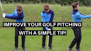 IMPROVE YOUR GOLF PITCHING WITH A SIMPLE TIP [upl. by Retsevlys]