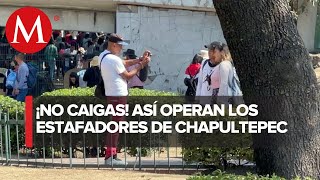 Denuncian que fotógrafos en Bosque de Chapultepec estafan a visitantes [upl. by Basham]