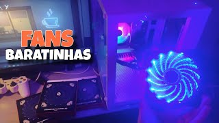 TUNANDO MEU PC com FANS super BARATAS DA SHOPEE [upl. by Tivad]