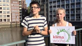 Felix Finkbeiner amp Jule Schnakenberg Schirmkinder der 5 Hamburger Klimawoche kurz [upl. by Ainahtan307]