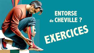 Entorse de cheville  des exercices pour retrouver la force niv 2 intermédiaire [upl. by Lerraj]