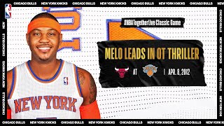 Carmelo Anthony amp Derrick Rose Duel in Easter Sunday OT Thriller  April 8 2012  NBATogetherLive [upl. by Candra242]