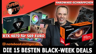 Nvidia RTX 4070 für 569 Euro  Die besten 15 BlackWeekDeals bei NBBNotebooksbilligerde [upl. by Oiragelo]