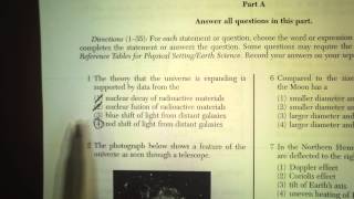 Earth Science Regents Question 1 January 2015 [upl. by Ozner]