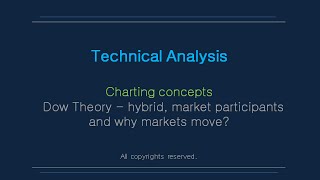 12Dow Theory  hybrid market participants and why markets move [upl. by Beryl936]