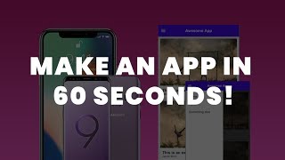 Free Unity3D Starter App Template  Make your first app in 60 seconds [upl. by Foskett]