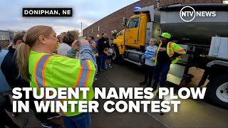 Student names plow in Winter contest  NTV News [upl. by Atorod]